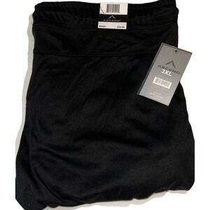 Ascend Men's Super Soft Jogger Shorts Size 3XL Black‎ Drawstring Waist NEW Tags